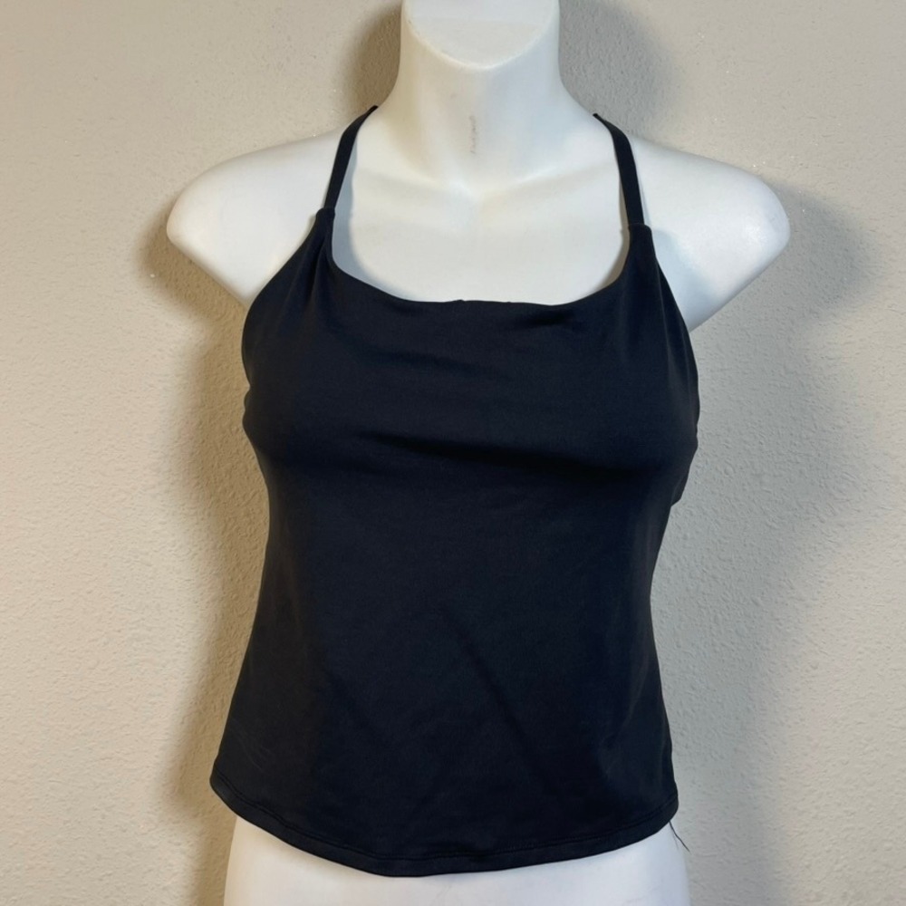 Outdoor Voices TechSweat Move Free Tank Top Womens M Gray Racerback Athletic